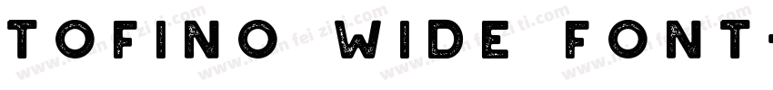 Tofino Wide font字体转换